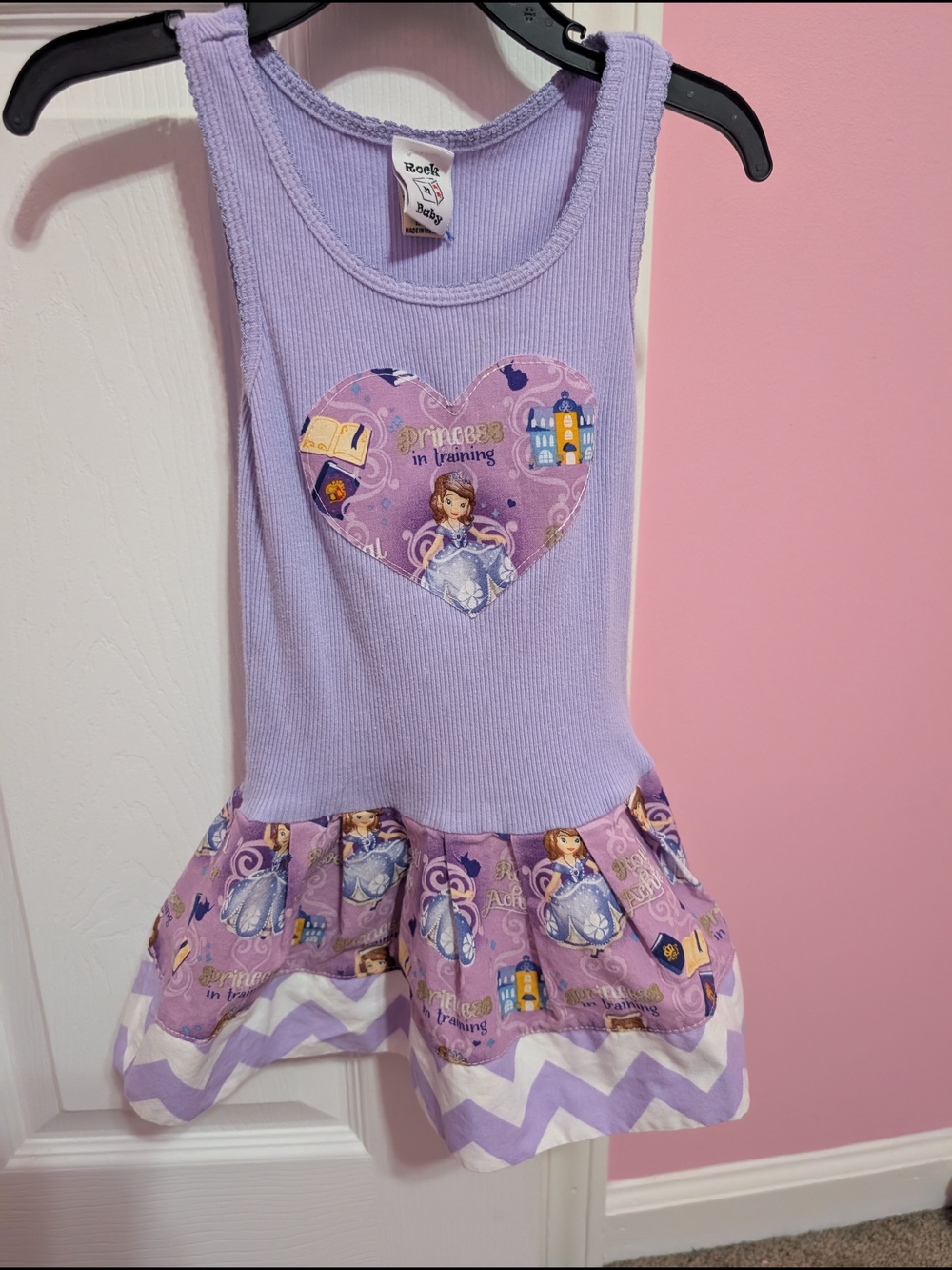 Kids Lavender Princess Tank Dress - Casual Summer Dress
